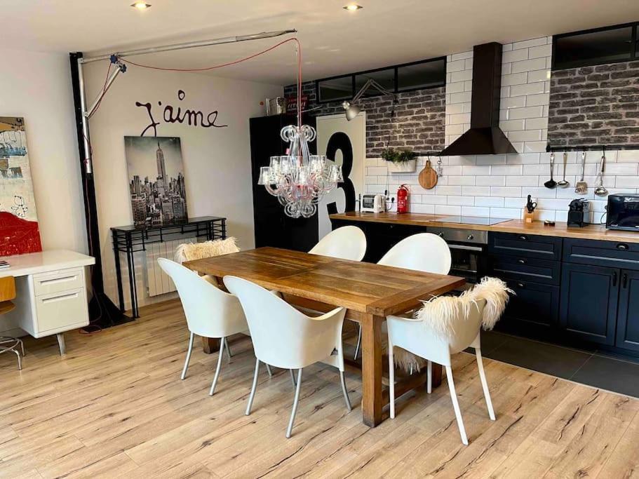 Rare ! Loft Atypique Centre-Ville Parking Jardin Reims Eksteriør billede